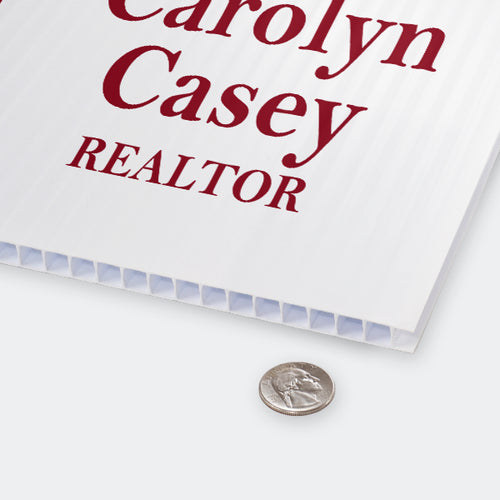 12"x18" Yard Sign with stakes - 10mm Corrugated Plastic (20 pack)